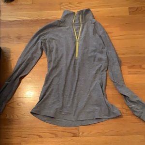Lulu lemon workout half zip shirt